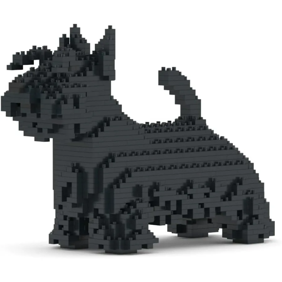 

JEKCA Scottish Terrier 01SM01 Dog Plastic Building Blocks for Advanced Enthusiasts Ideal for Creative Construction and Collecti