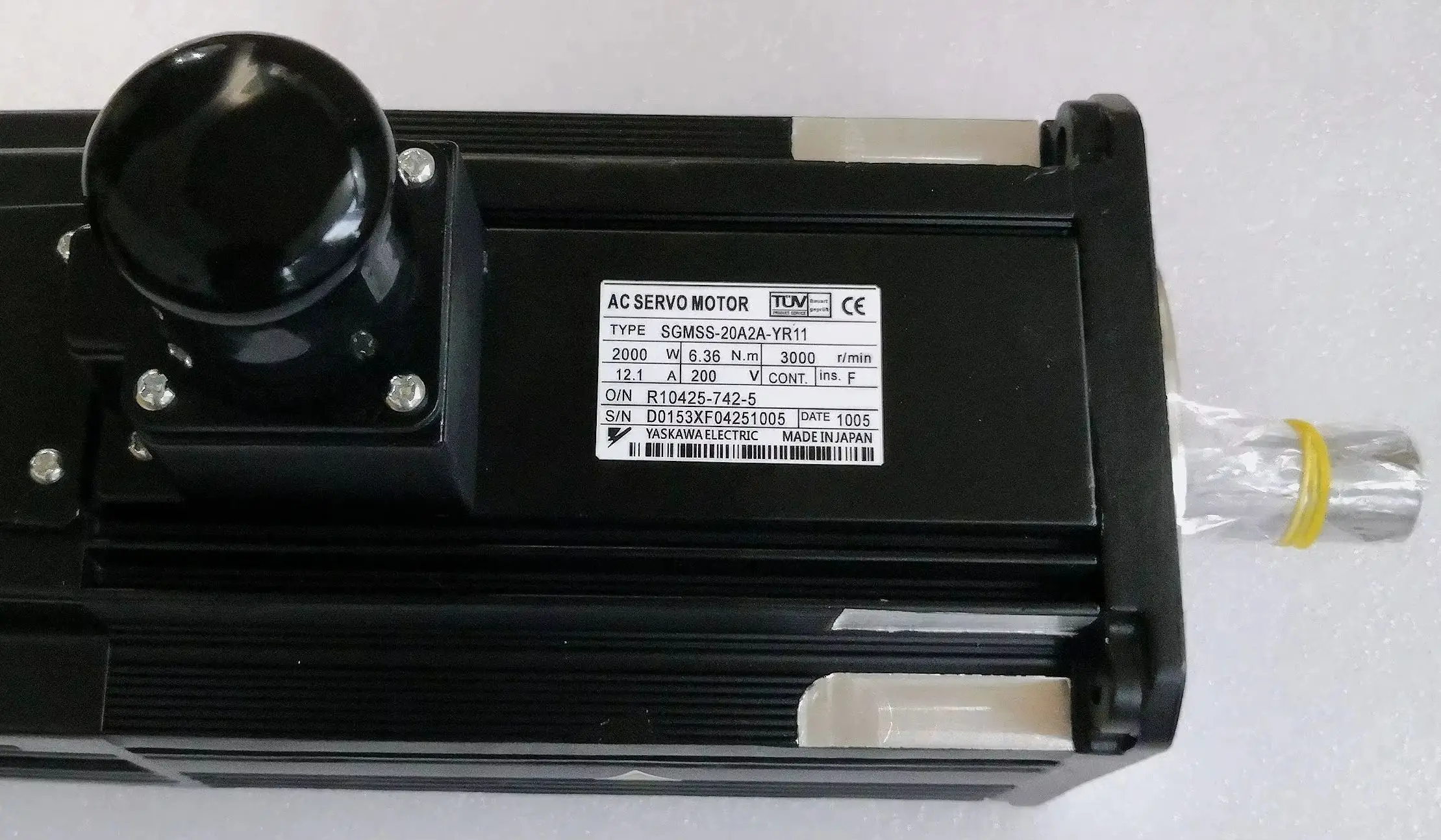 Original Genuine SGMSS-20A2A-YR11 Brand New Servo Motor，Fast shipping，SGMSS 20A2A YR11