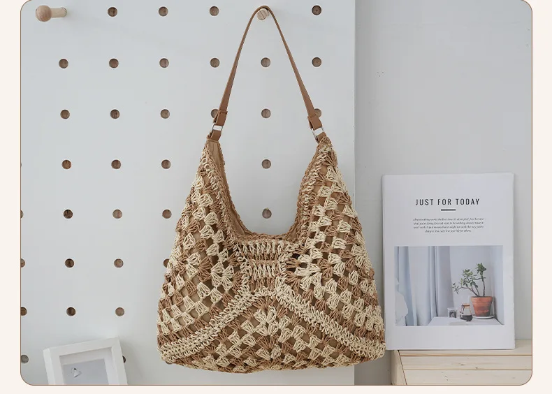 Women's shoulder bag Luxury bags 2024 Ladies hand bag Customized High Quality Straw women bag Women's handbag Shoulder bag