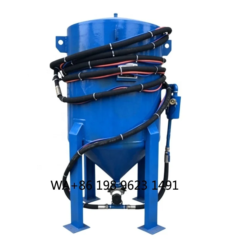 

Dustless Portable Sandblasting Pot High Pressure Wet Blasting System Industrial Rust Removal Polishing Tool
