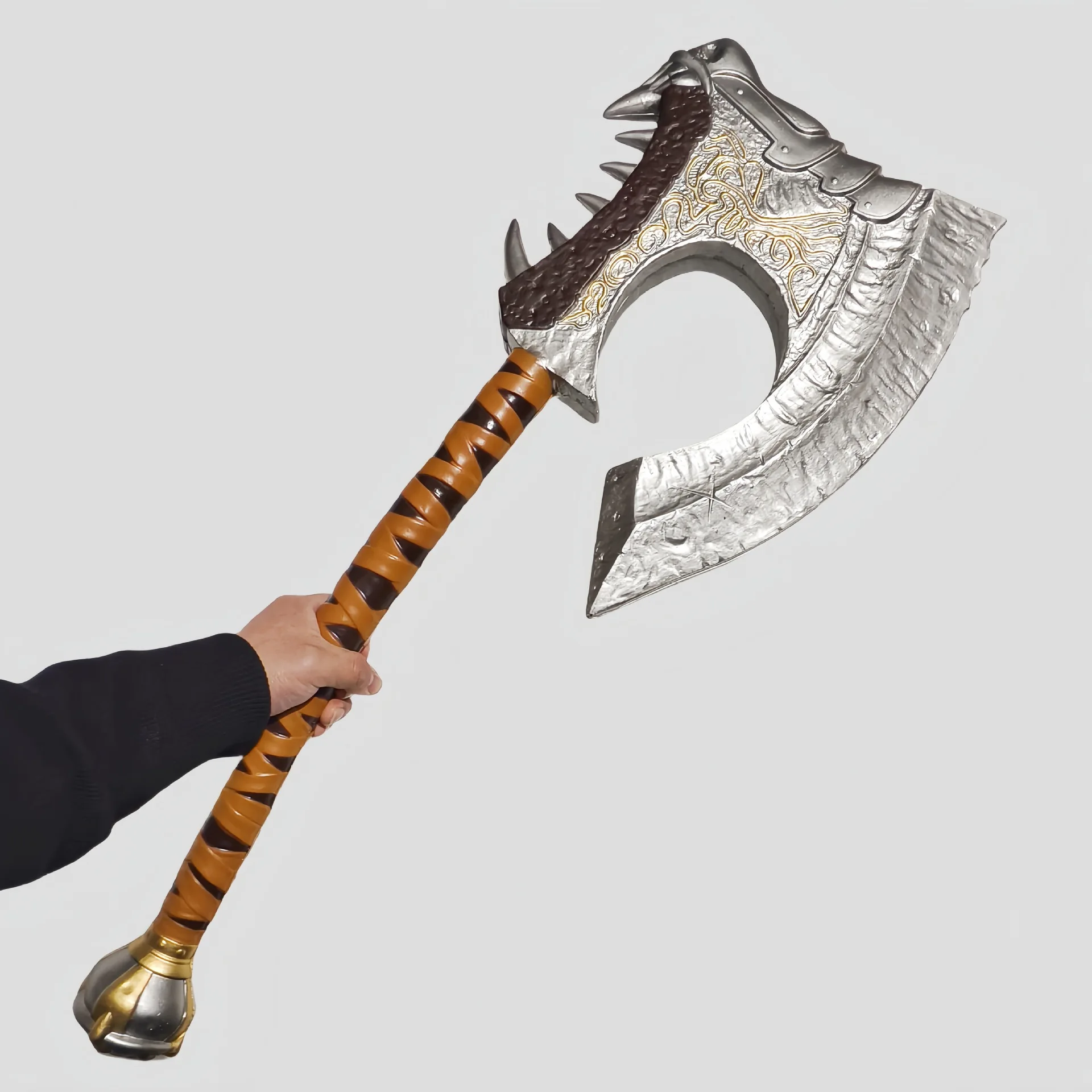 82cm Warcraft Gorehowl Battle Axe Replica weapons Model Game Peripheral Toy knife COS Safe Prop Collectible Ornament Boy Gift