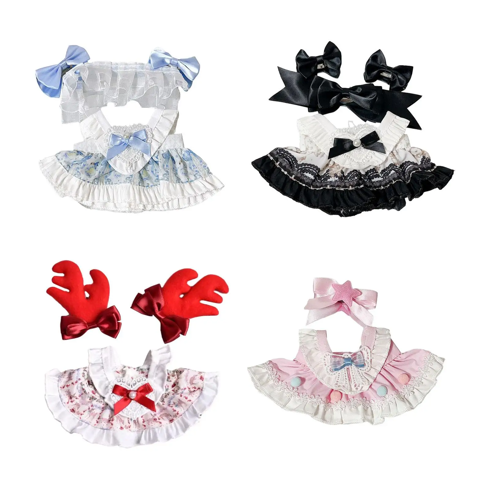 

15 см Кролик Плюшевая Кукла Одежда сделай сам наряд фото реквизит стильные костюмы мягкая милая кукла одежда Кролик мягкая детская одежда