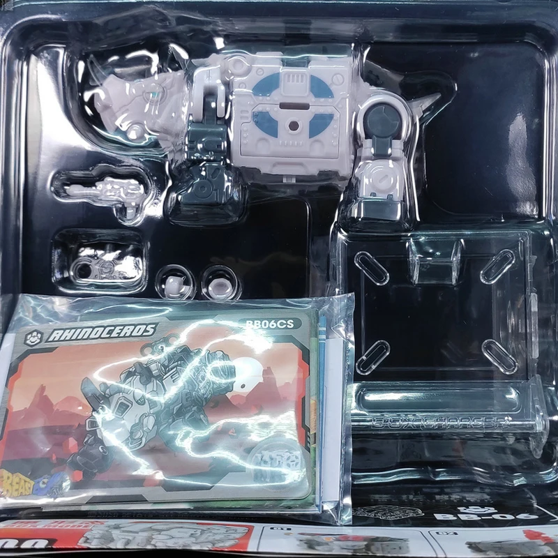 52 jouets originaux BEASTBOX série BB-06CS RHINOCEROS transformant des jouets modèle assemblage objets de collection et décoratifs pour enfants