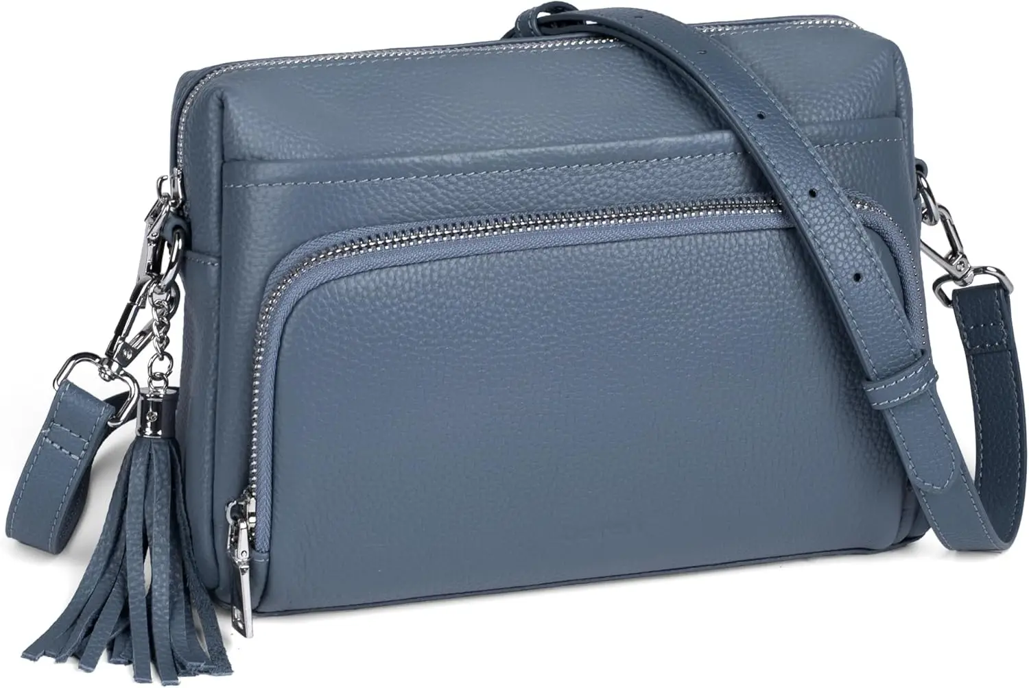 

Women's Small Crossbody Bag with RFID Blocking Wallet, Genuine Leather Purse