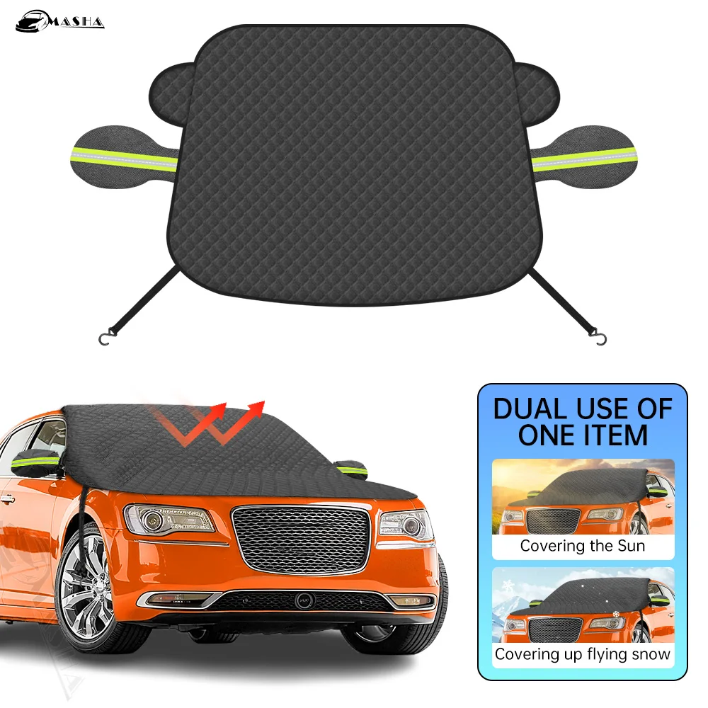 

Sunshade Cover For Chrysler 300c 2010-2025 2026 Car Windshield Snow Sun Shade Automobile Magnetic Cover Front Windscreen Cover