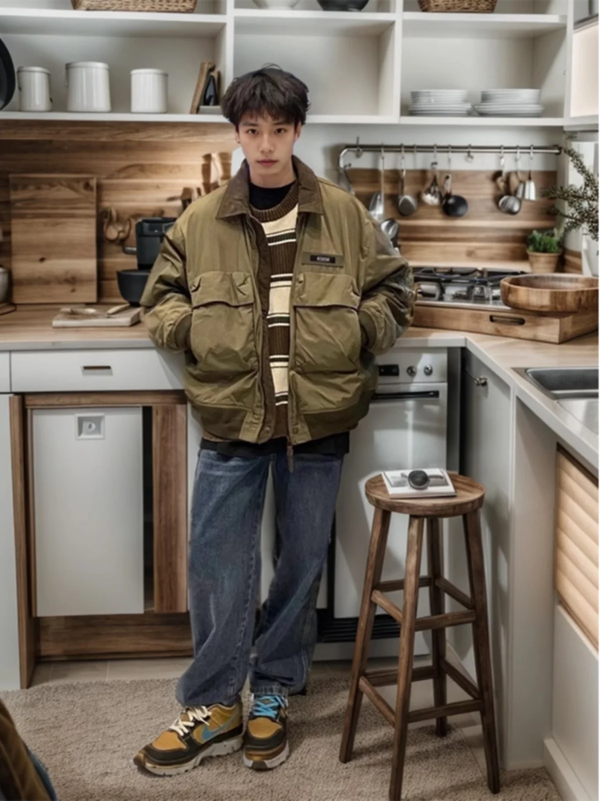 

Large Size Baseball Jaet Men's Women's Spring Autumn 2024 New Sle American Retro Vintage Hunting Flight Jaet