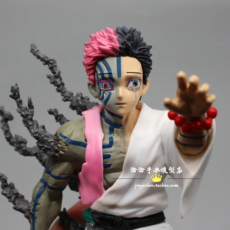 PVC Demônio Slayer Figura Anime, Kimetsu No Yaiba Estátua, Estatueta de Ação, Desktop Modelo Brinquedos, Decoração Ornamento, 17cm