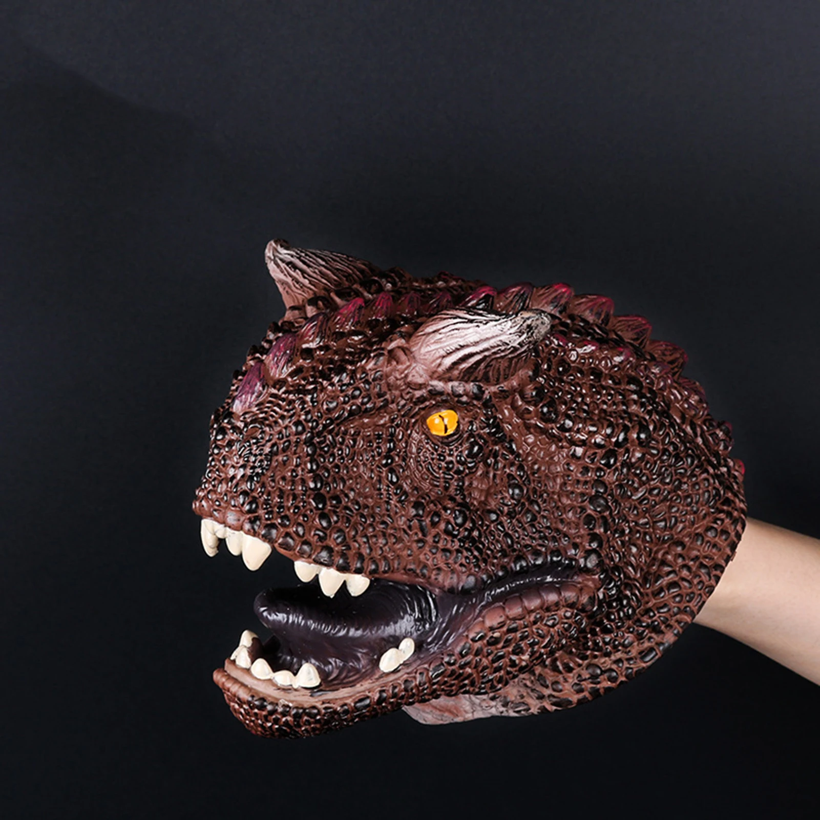 Vivid Animals Shape Hand Puppet Dinosaur Movable Mouth Hand Puppet for Children Kids Boy Girl Gift