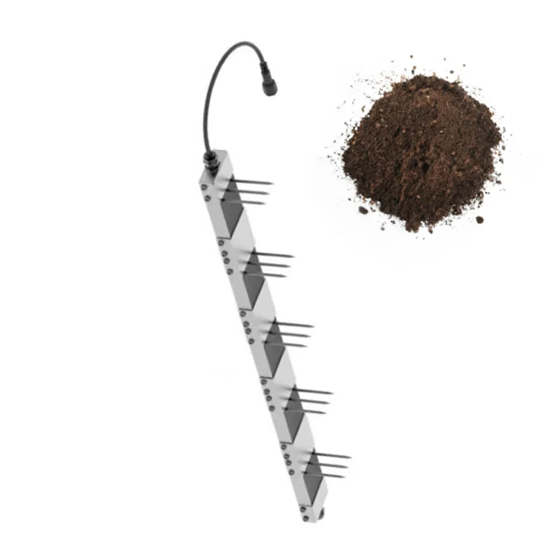 RS485 LORA LORAWAN GPRS 4G Perangkat Lunak Datalogger Kelembaban Tanah Dan Sensor EC