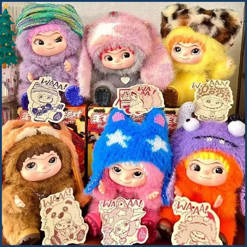 Nuova collezione premium WAKU//KU di divertenti scatole cieche per feste, figurine di bambole di peluche Waku Waku