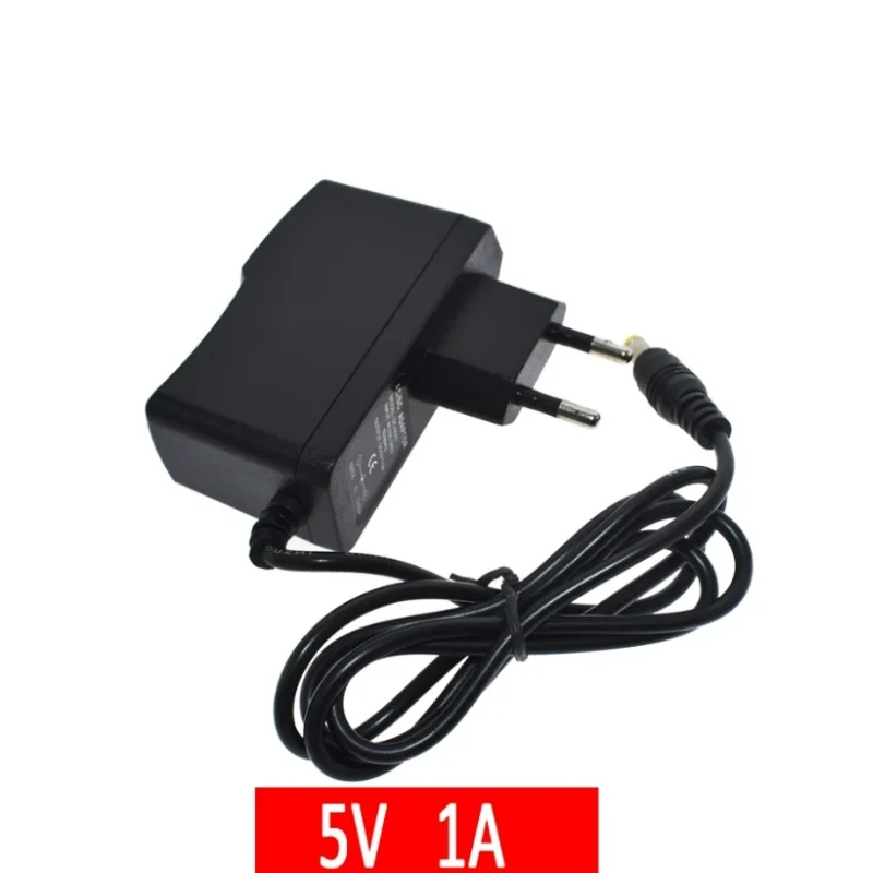 AC to DC Power Adapter, 100-240V, 5V, 9V, 12V, 1A, 2A, 3A, 0.5A, EU Plug, 5.5mm x 2.5mm, Micro USB for Arduino