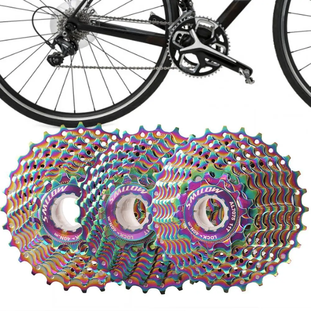 

Bicycle Flywheel Hollow-carved Design Wear Resistant Chrome-molybdenum Steel Bicycle Speed Freewheel for Outdoor Cycling