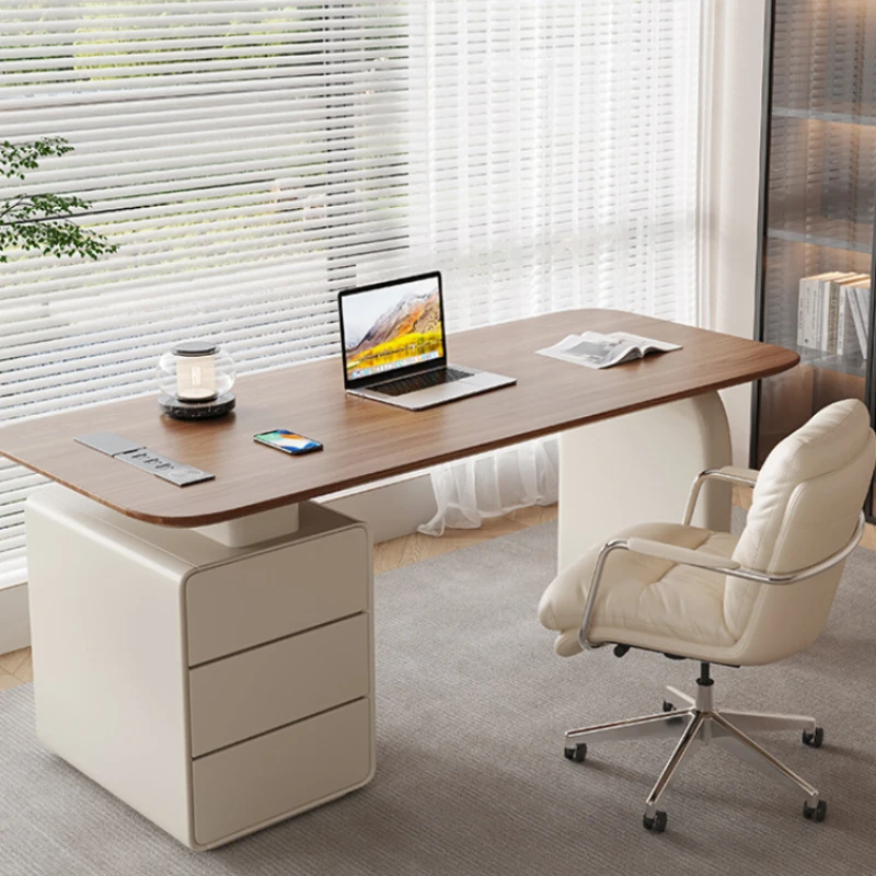 Modern Writing Office Desk Study Reception Storage Study Office Desk Work Bureau Escritorios Para Casa Office Furniture MZ50OD