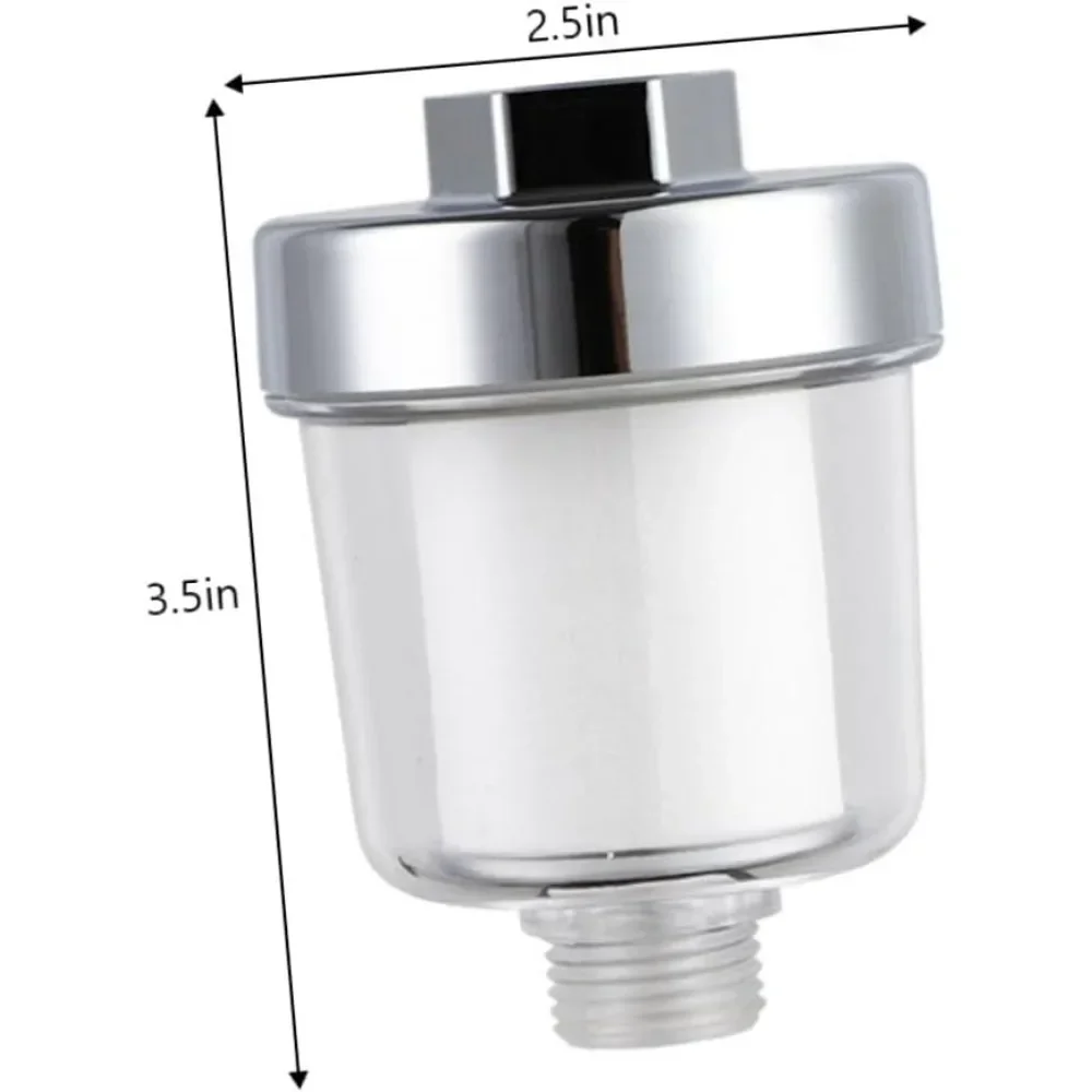 فلتر صنبور عالمي لاستحمام الحمام، طقم منقي مياه عالي الإخراج، عنصر منزلي من القطن PP