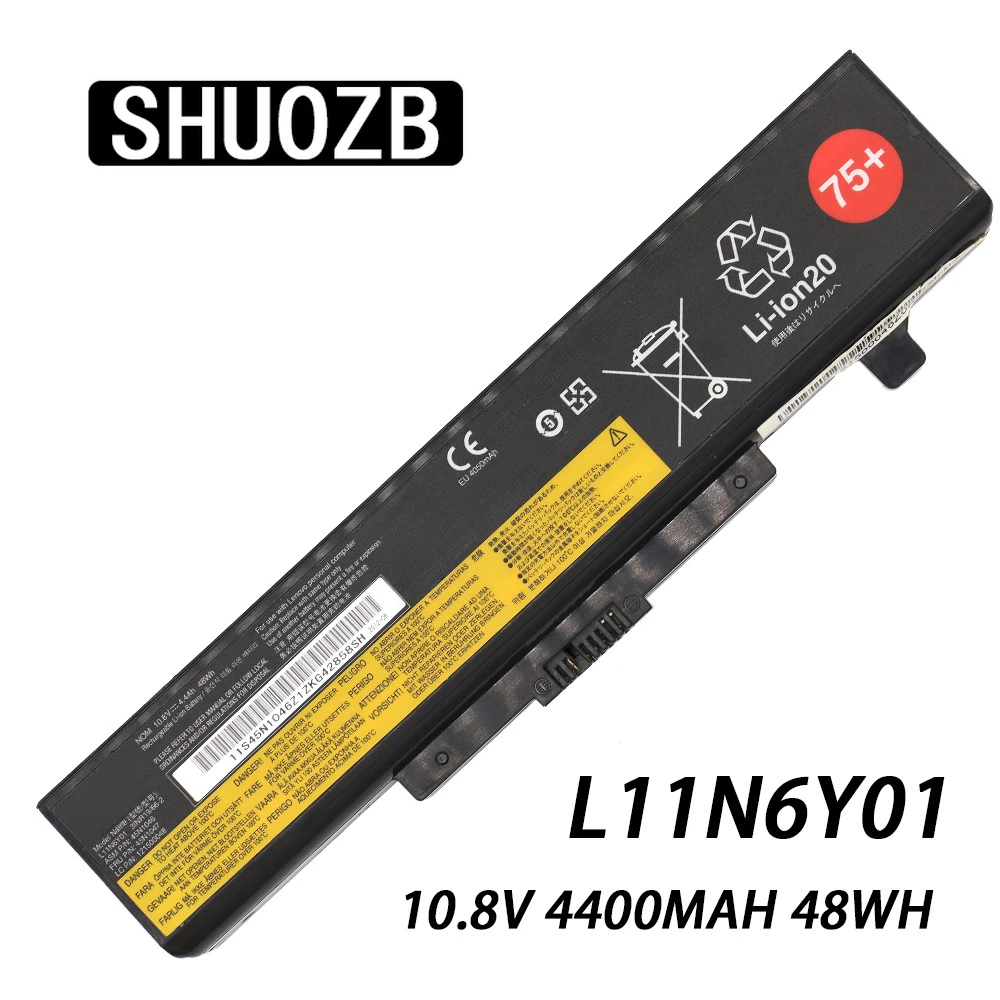 Laptop Battery L11N6Y01 For Lenovo IdeaPad Y480 Y580 G510 G580 G710 G480 Z480 Z580 L11M6Y01 L11L6Y01 L11L6F01 L11L6R01 L11N6R01