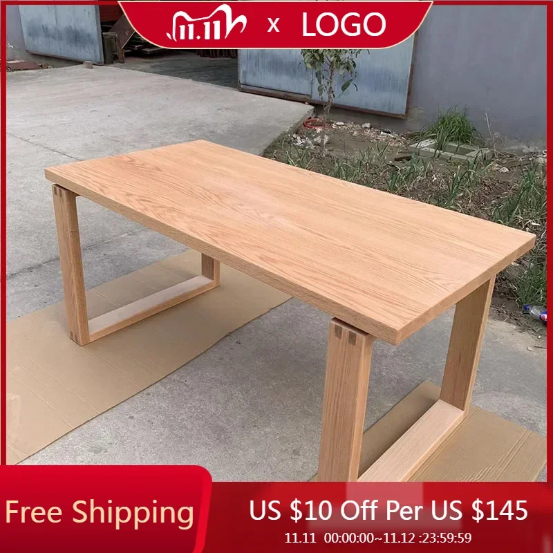 

Dessert Wooden Dining Table Rectangle Poker Design Legs Japanese Dining Table Minimalist Living Conference Mesa Room Furniture