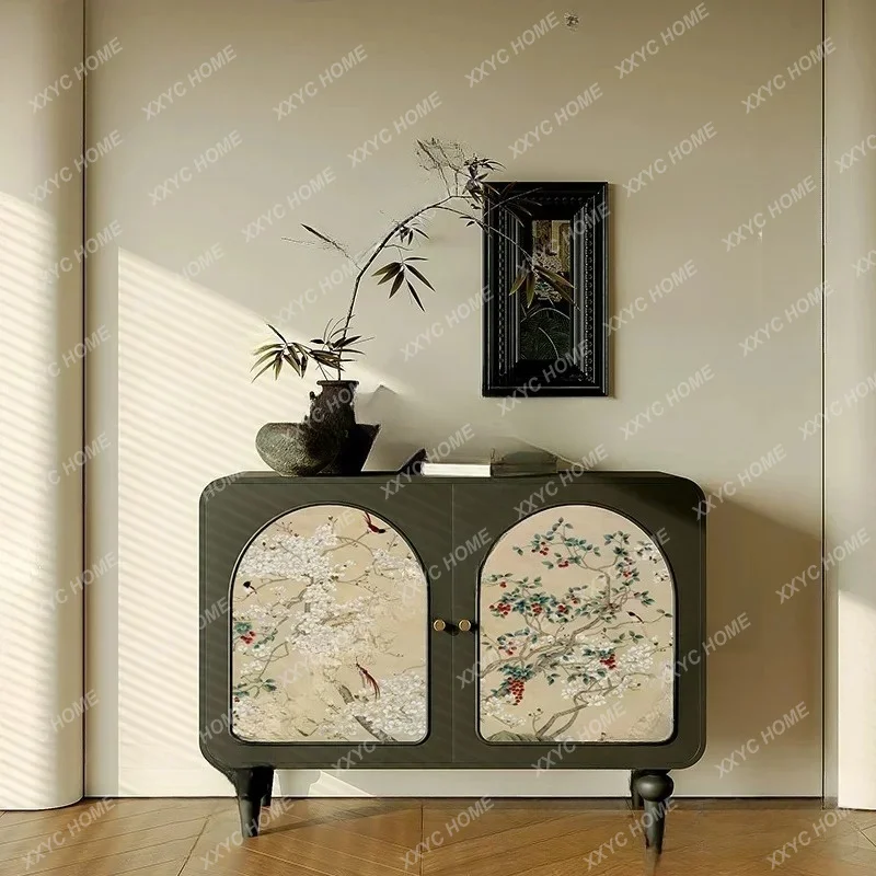 Chinese style door cabinet entry living room bedroom decorative cabinet