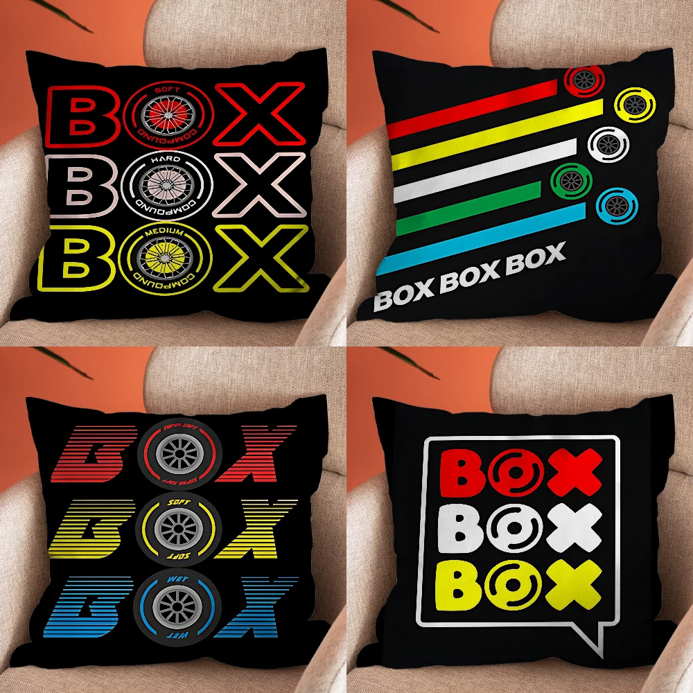 

Box Box Box F1 Tyre Compound Pillow Case Soft Cushion Cases for Farmhouse Sofa Decor Home Decorations and Protector Pillow Case