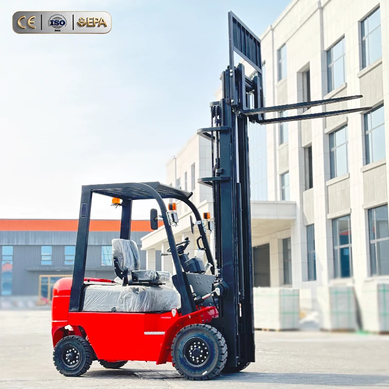 Shandong Diesel Forklift Custom Colors 2 Ton 3.5ton Off Road 4x4 All Rough Terrain Forklift Agricultural Feed Handling Forklift