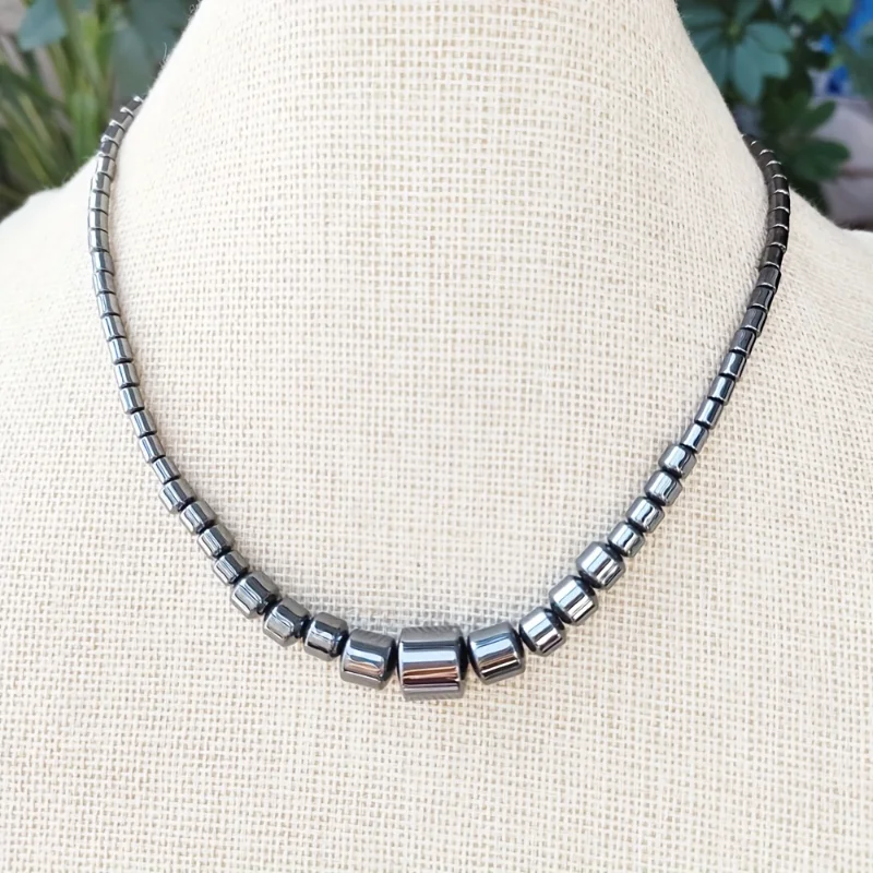 

Natural Terahertz Necklace, Unisex, Fashionable and Versatile