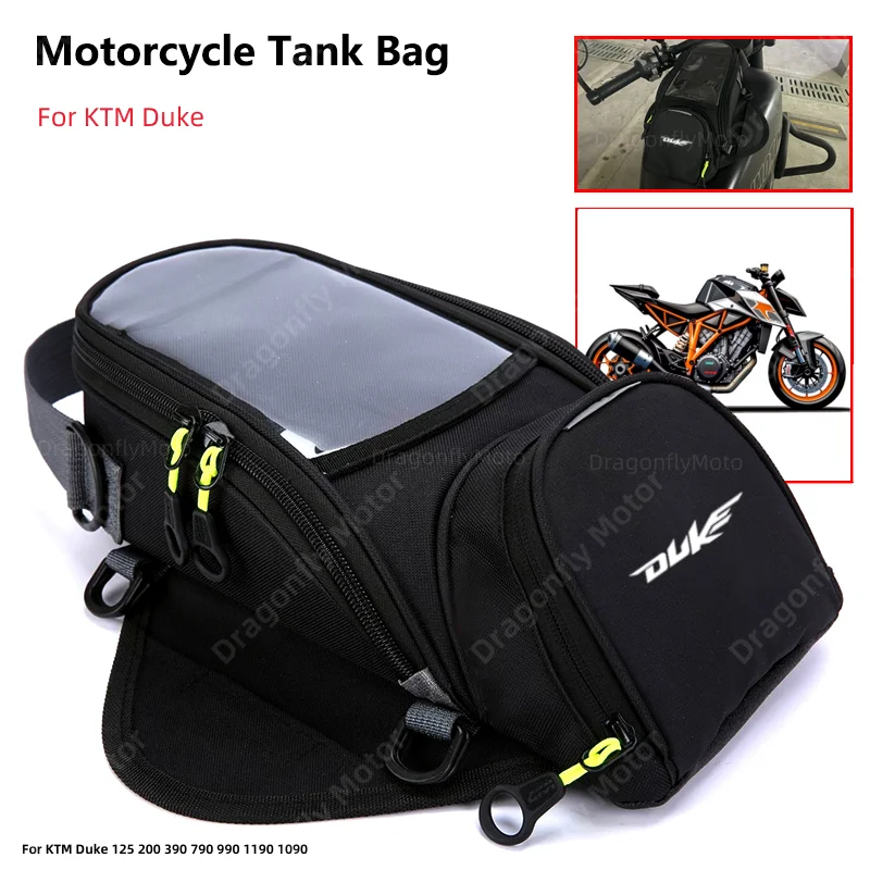 

Motorcycle Fuel Bag Mobile Phone Navigation Tank For KTM Duke 125 200 390 790 990 1190 1090 Small Oil Reservoit Package