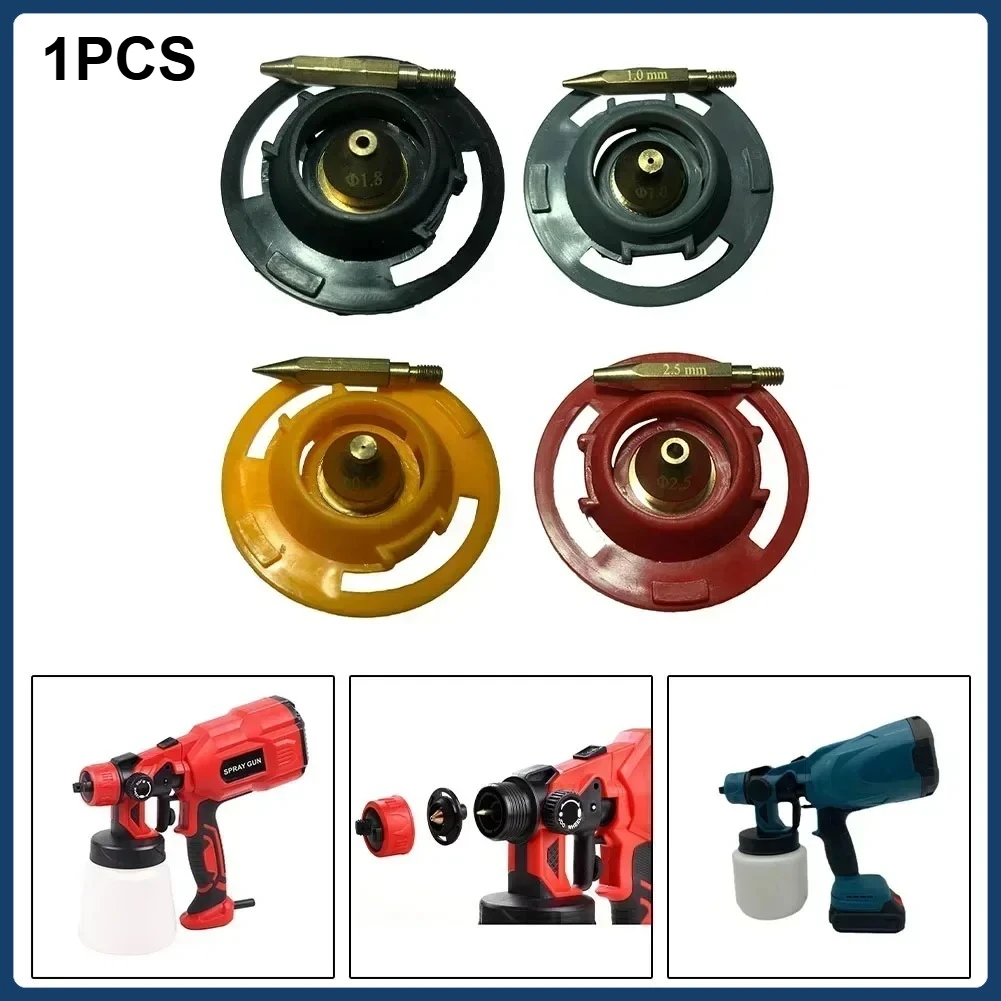 

1PCS Paint Sprayer Nozzles 0.5/1.0/1.5/1.8/2.5mm Easy Spraying Electric Paint Nozzle Replacement For Paint Sprayers Airbrush