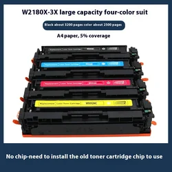 218X 218A Toner Cartridges 4 Pack: High Yield Set Compatible Replacement for HP 218X 218A Color Pro MFP 3301fdw 3301cdw 3201dw 3