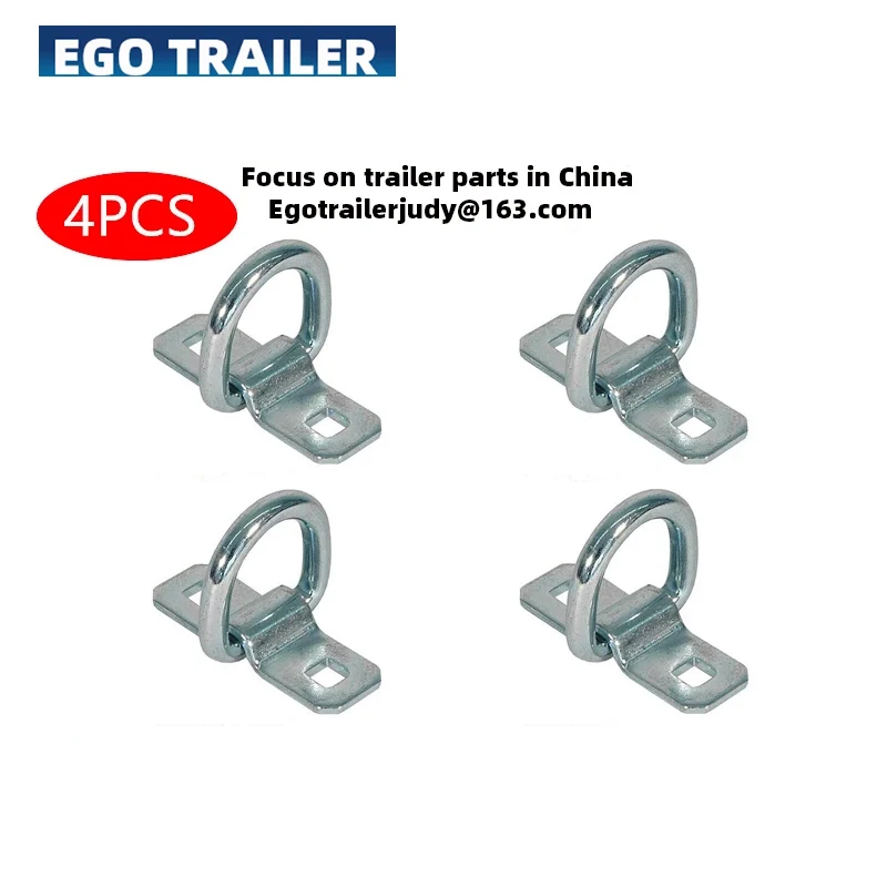 4XPCS Top quality recessed tie down,deck ring, lashing ring, rope ring D ring tie down point anchor trailer parts accessories