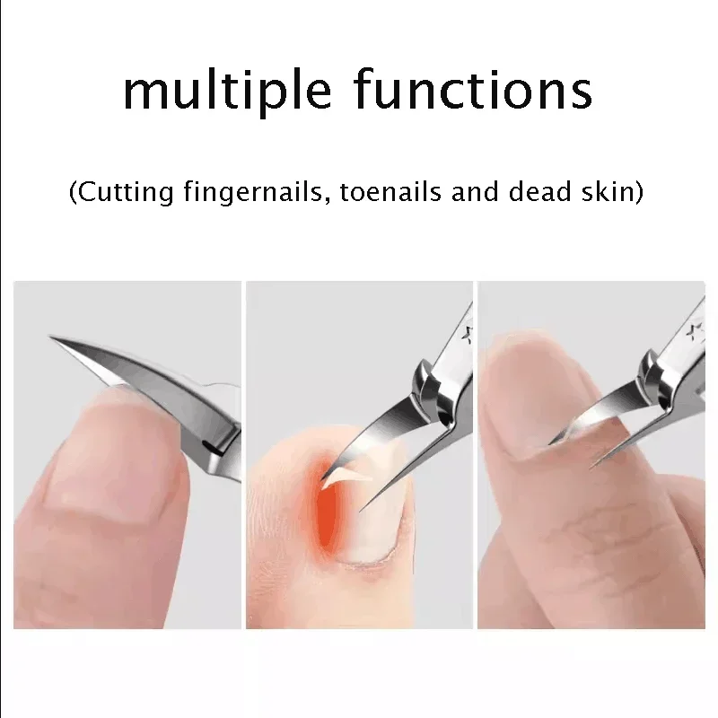 Super Sharp Nail Clippers, Cortadores de unha, Pedicure e Manicure Ferramentas, Ingrown Paroníquia Correção Ferramenta, cortador de unhas