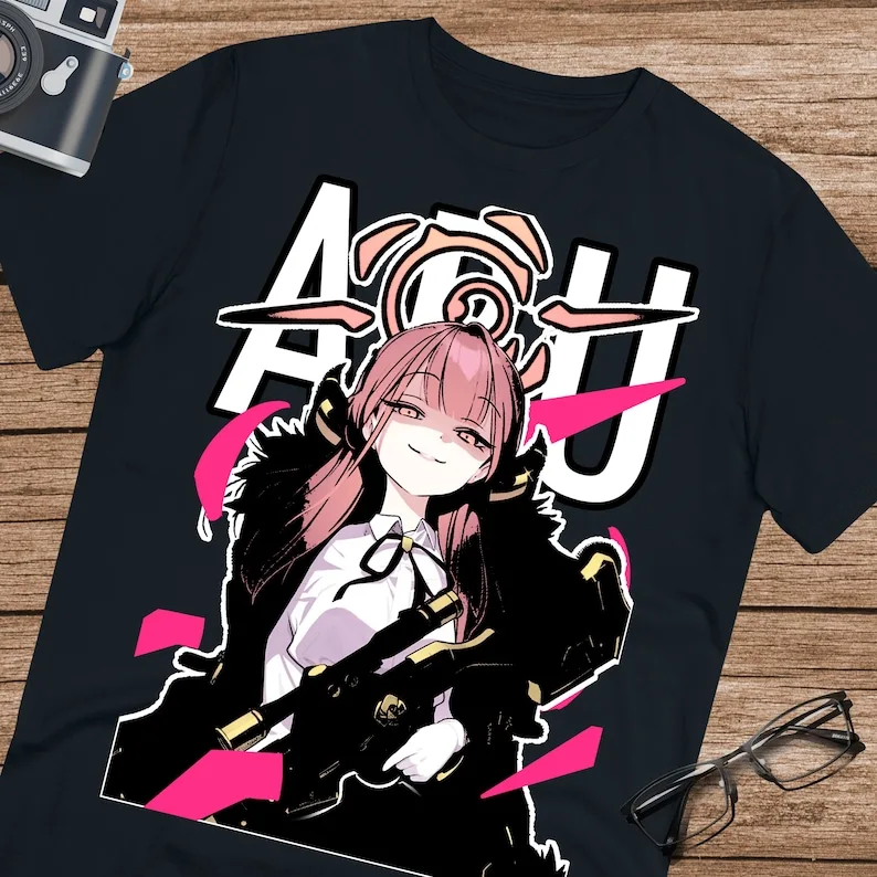 Aru blue archive shirt fan Rikuhachima Aru T-shirt Unisex Ultra Cotton Tee