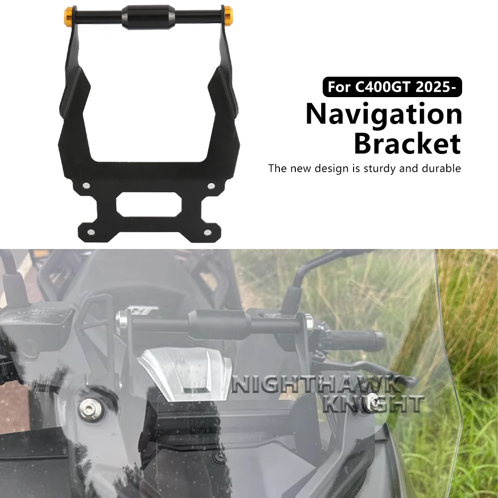 

Новый кронштейн для навигации на мотоцикл для BMW C400GT C400 GT 2025- — держатель для мобильного телефона, подставка для GPS-навигации, удлинительный кронштейн из ЧПУ
