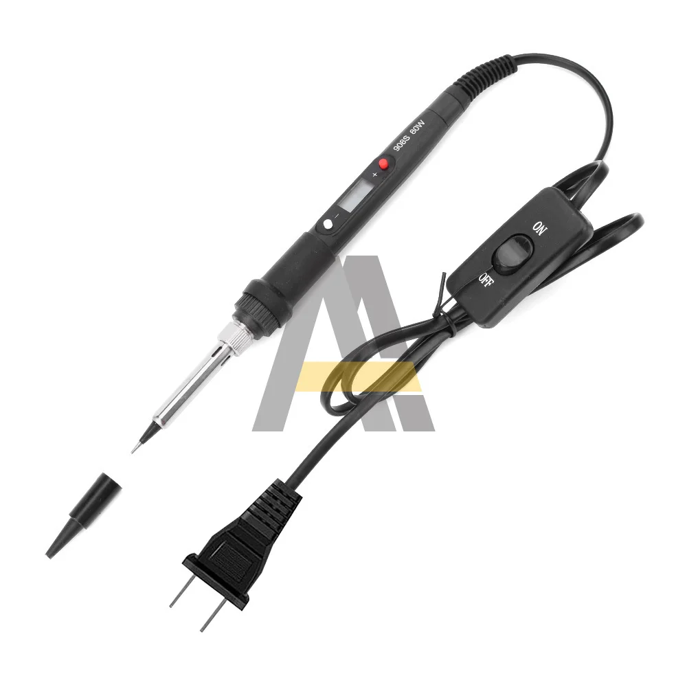 80W Adjustable Welding Soldering Pen 110V 220V Electric Digital Soldering Iron 180-480℃ Thermostatic Soldering Iron Repair Tool