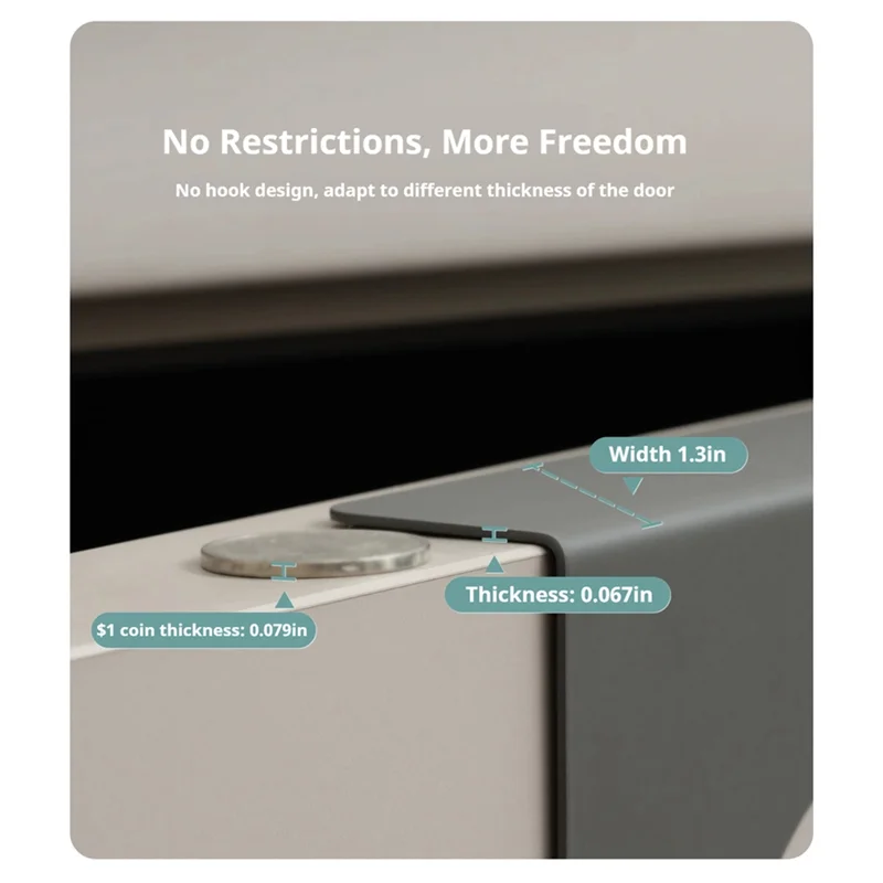 

B08B-Triangular Door Hook Wall Mounted, Punchfree, Traceless Hanger For Coats, Hats, Bags, And More