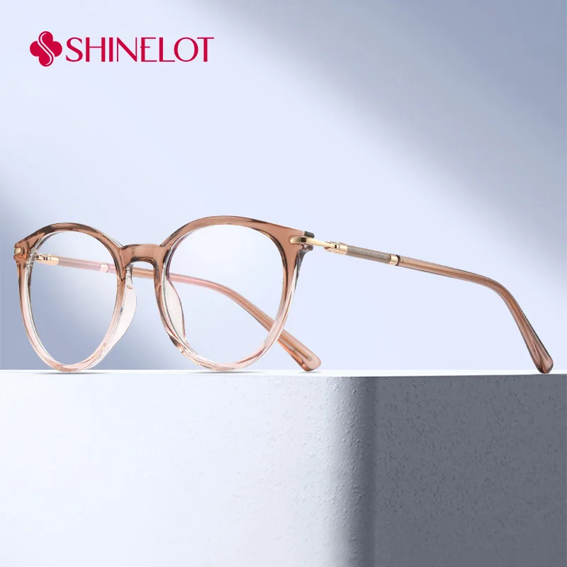 

82247 College Girls Glasses for Women Female Cat Eye Youth Style Eyeglasses Cute Round Prescription Frame Classy Eyewear