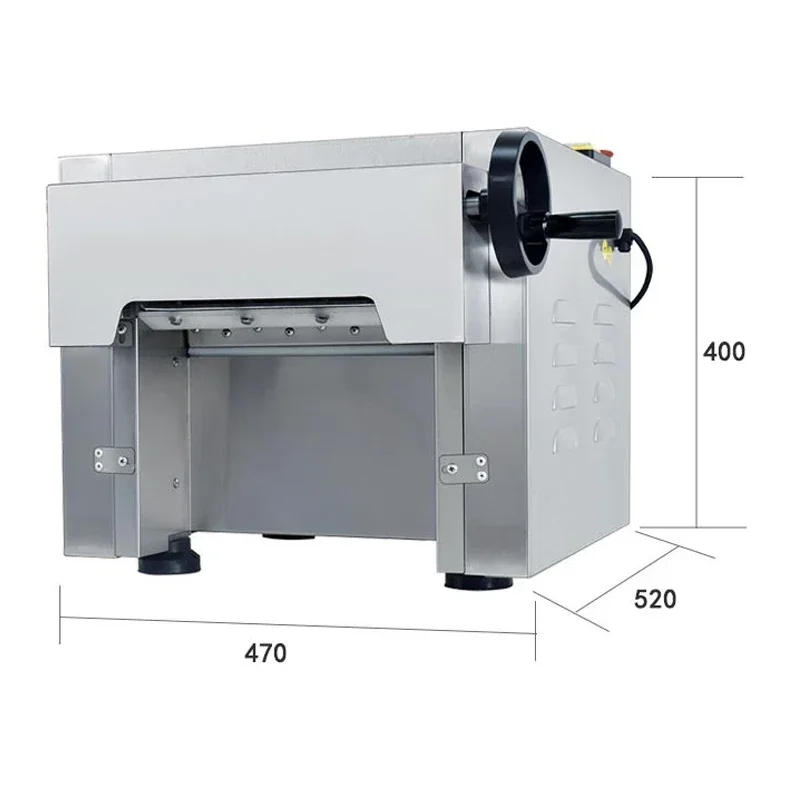 Macchina per noodle da tavolo ad alta velocità Panini al vapore con rulli in acciaio inossidabile Impastare l'impasto del pane tostato Ramen