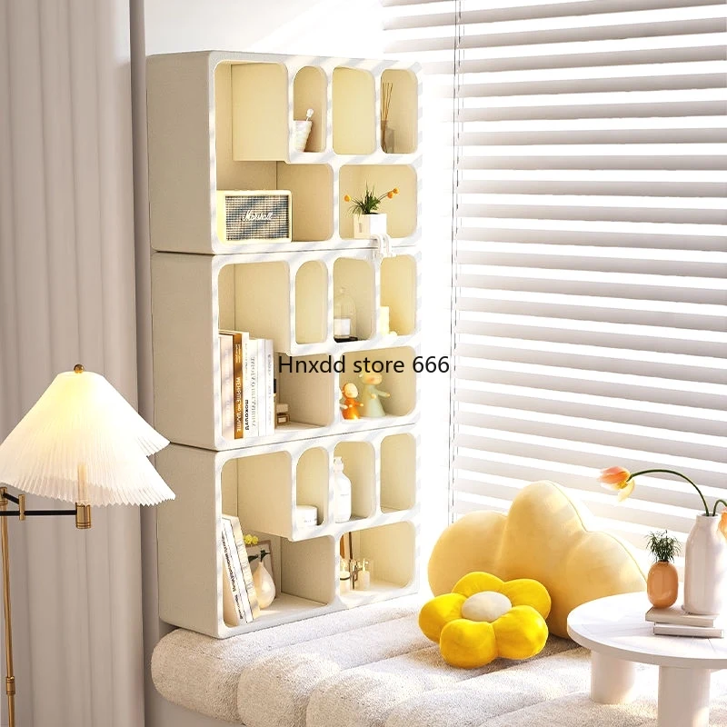 bay window storage window sill space small bookshelf desk stand cabinet storage rack bedside cream wind