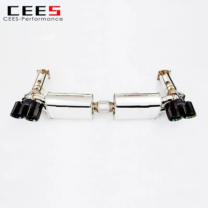 cees Catback Exhaust for PORSCHE 911 (997.1/997.2) 3.6 TURBO 2004-2012 Racing Stainless Steel Exhaust Pipe Manifold Downpipe