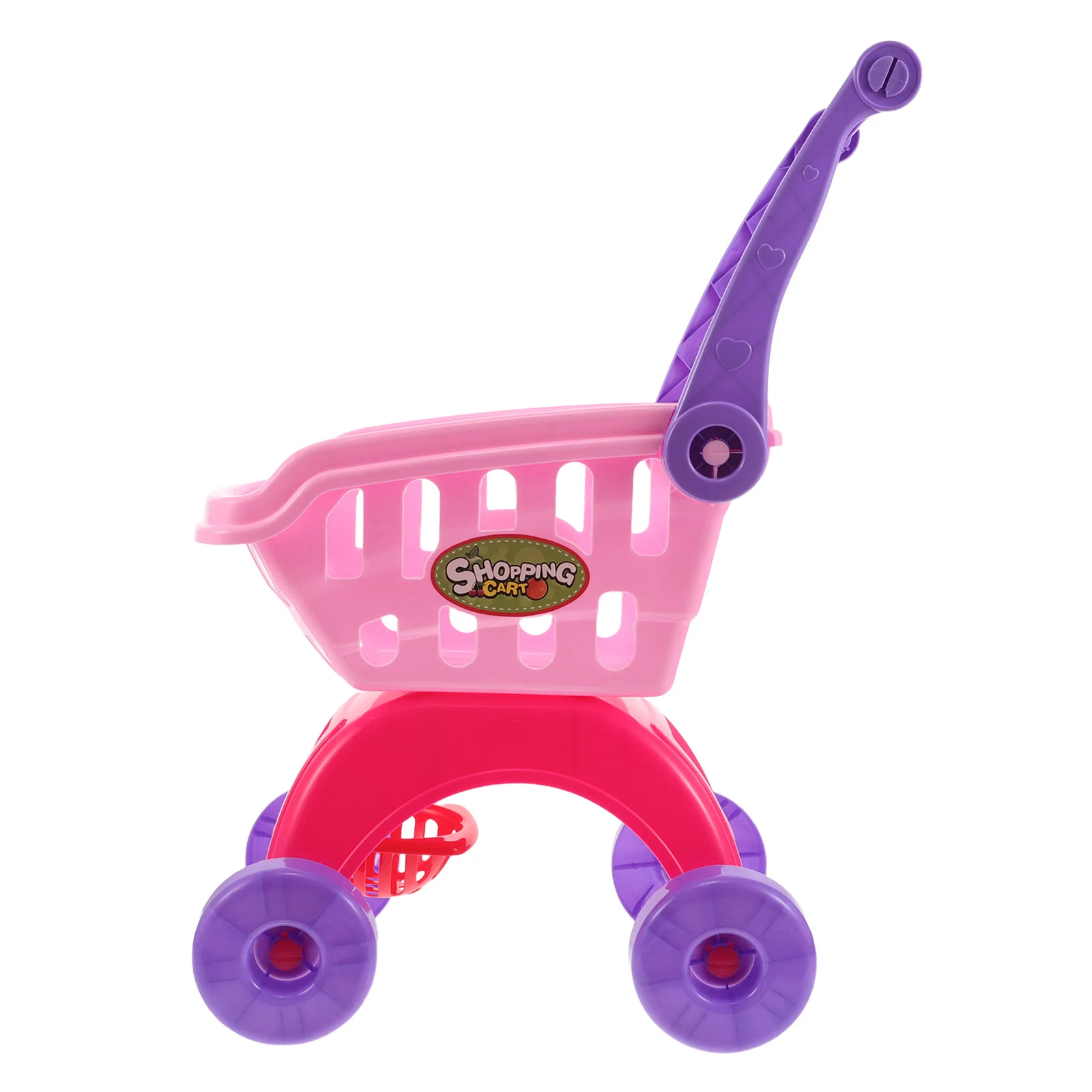 عربة تسوق للأطفال الصغار، تصميم مقلد مفصل، مجموعة لعب بقالة للأطفال، سهلة التجميع، تجربة لعب فورية #1