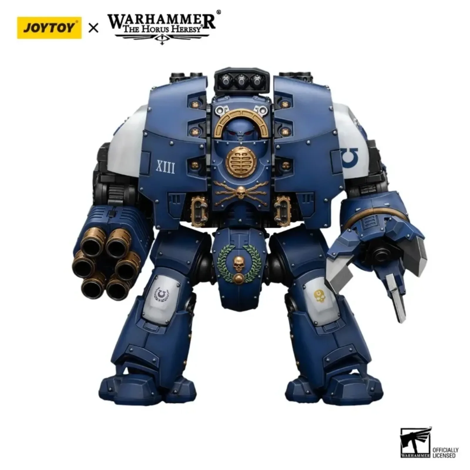 

JOYTOY Official Warhammer 30K 1/18 Ultramarines Leviathan Dreadnought Articulated Action Figure Collectible Model
