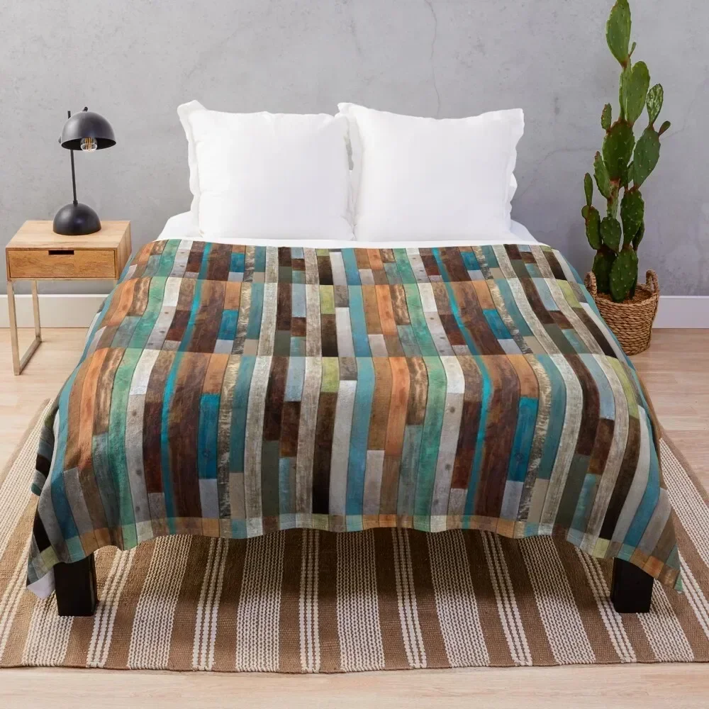 

Plank Throw Blanket Thin Soft Blanket for Summer Night Sleeping