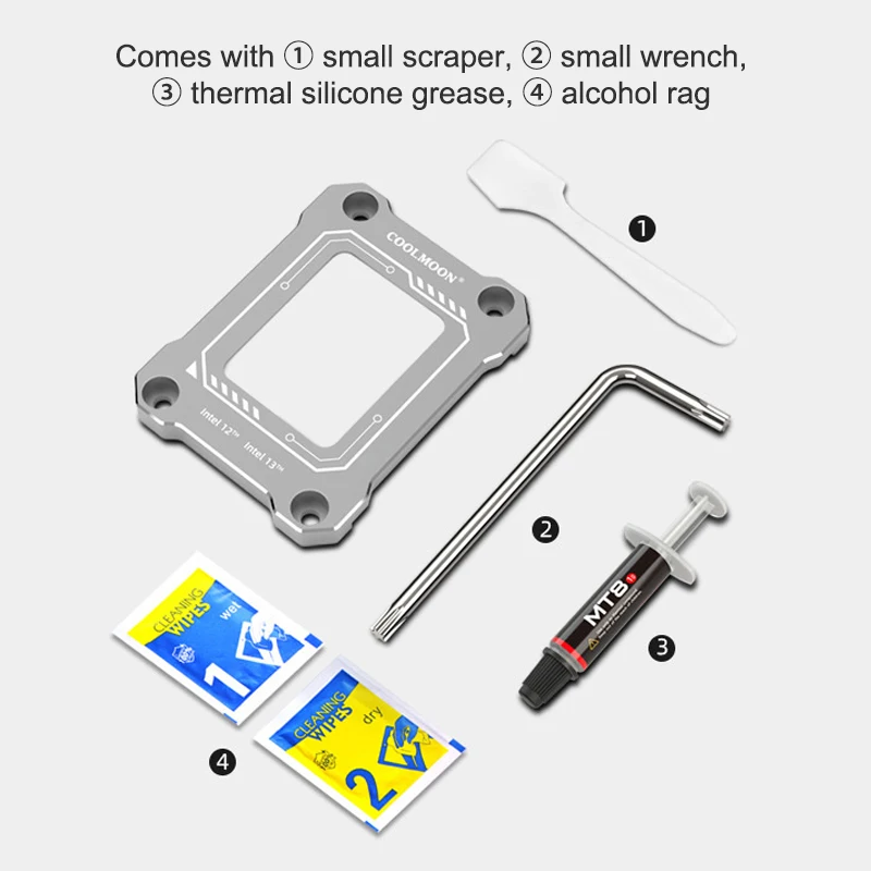 LGA 17XX-BCF Curved Correction Fastener LGA1700 Platform CPU Installation Fixed Bracket