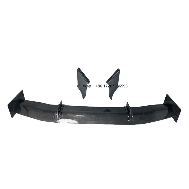 Suitable for C8 Retrofit Upgrade with Carbon Fiber Tail Spoiler and Fixed Wing