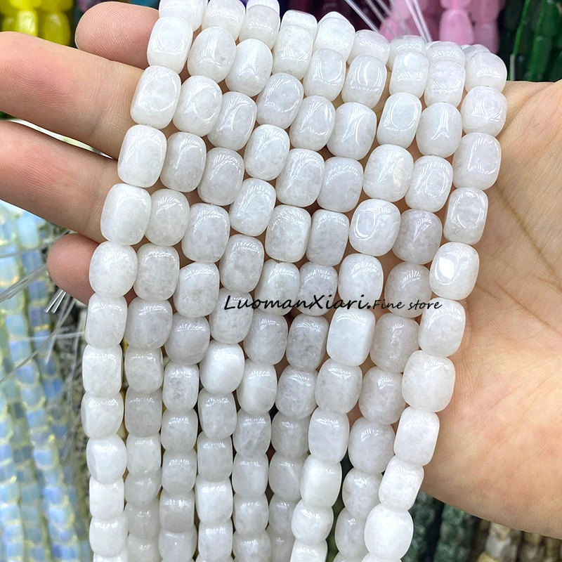 الحجر الطبيعي غير النظامية 8x12 مللي متر الأزرق امازونيتي فضفاض خزر عازل لصنع المجوهرات أقراط يدوية أساور إكسسوارات جذابة