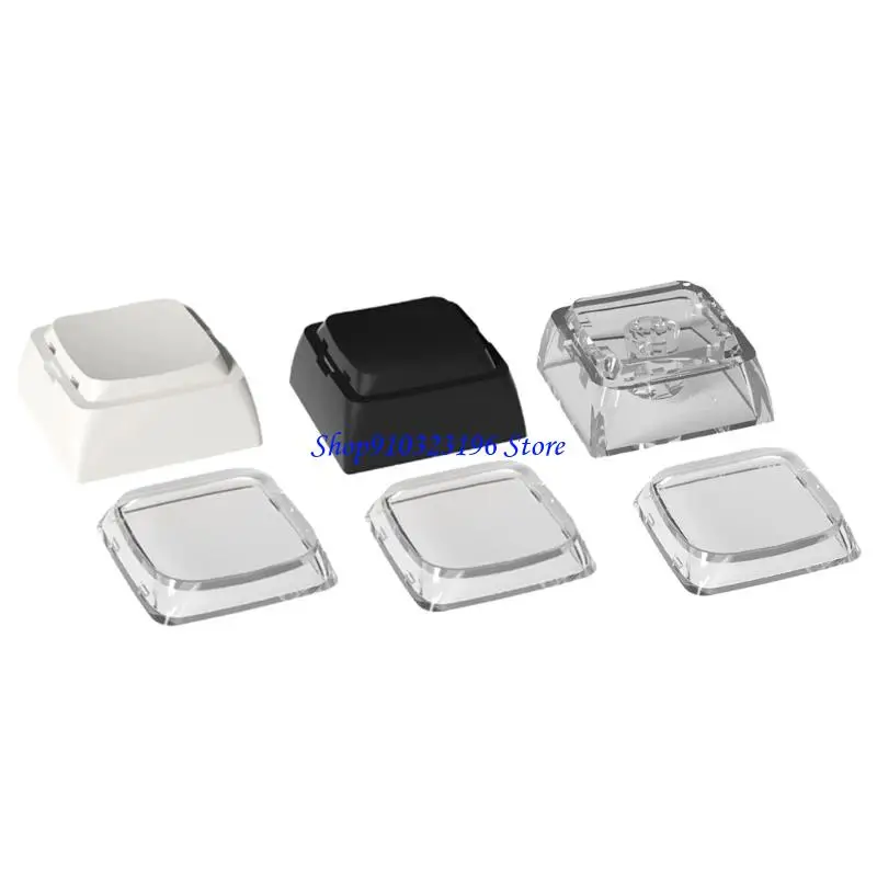 

Q1JF 10Piece PC Blank Keycap XDA Profile 1U Supplements Gaming Keycap DIY Button Keyboards