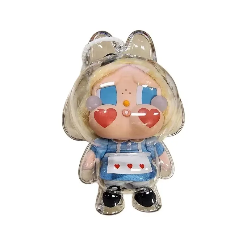 Voor Crybaby-serie Huilende baby beschermhoes Volledig helder acryl beschermhoes Wandelen Pluche tas Popaccessoire