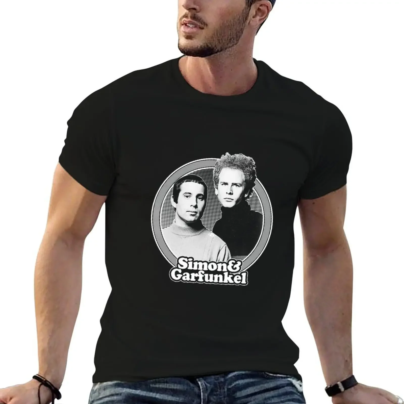 

Simon & Garfunkel T-Shirt man clothes Personalized t-shirt shirts graphic tee mens graphic t-shirts anime