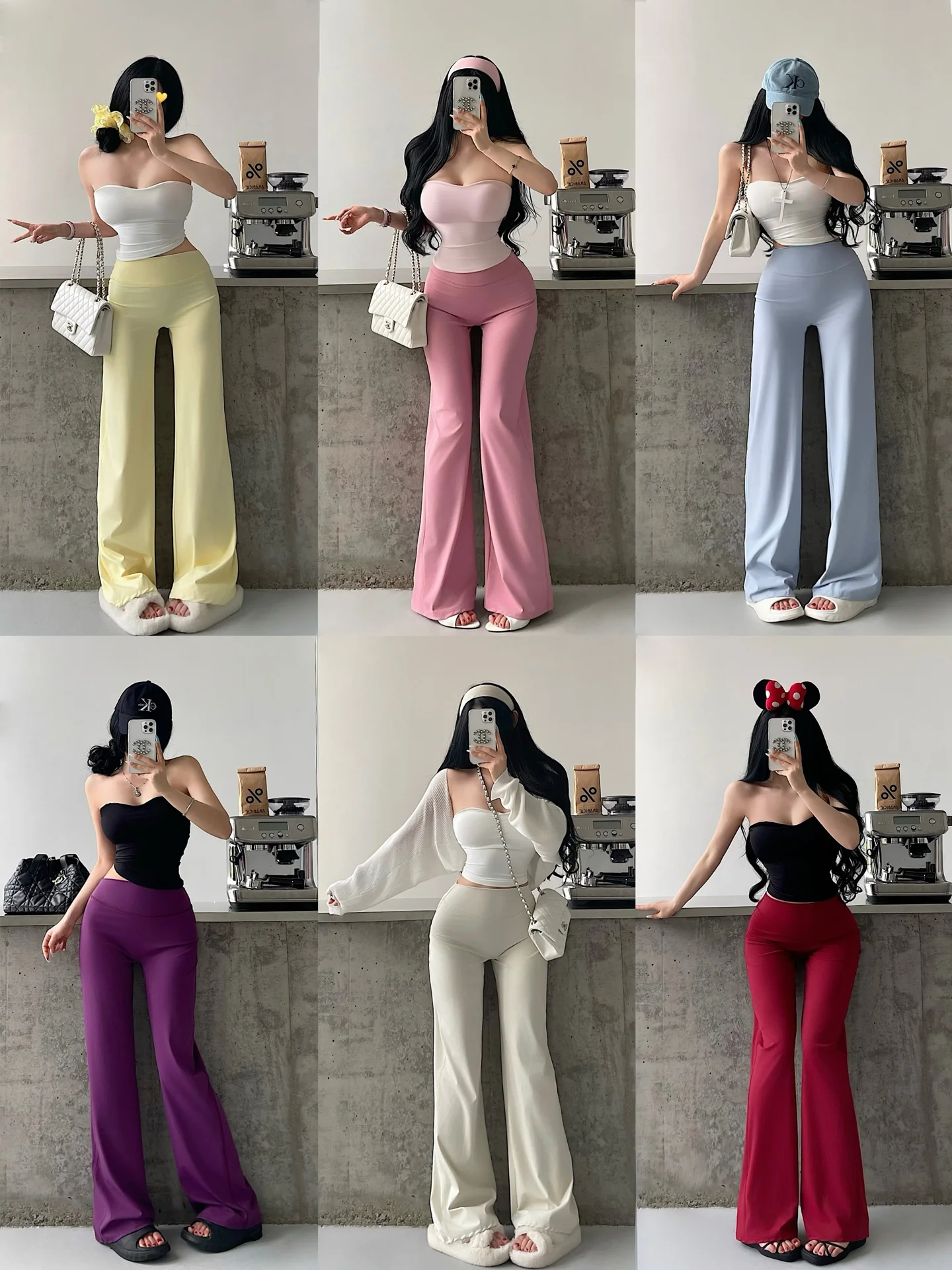 

High Waist Wide Leg Casual Yoga Pants Loose Fit Floor Length Trousers for Women Comfortable Breathable Stretchy Sportswear