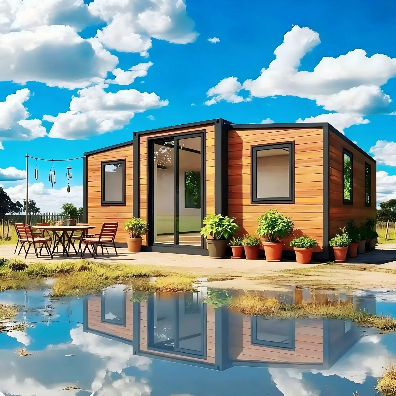 Customized Prefab House for Office Use Modular Home Portable Folding House Foldable House Container Workplace