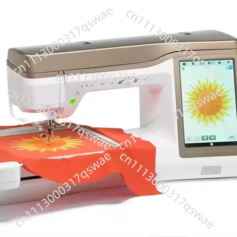 Computerized flat stitch embroidery machine, new status of sewing and quilting machines