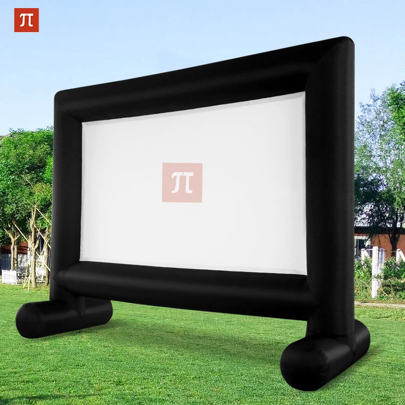 

Inflatable Outdoor Projector Movie Screen with Blower, Tent Stakes - Portable for Outdoor Party Backyard Pool Watch Movies